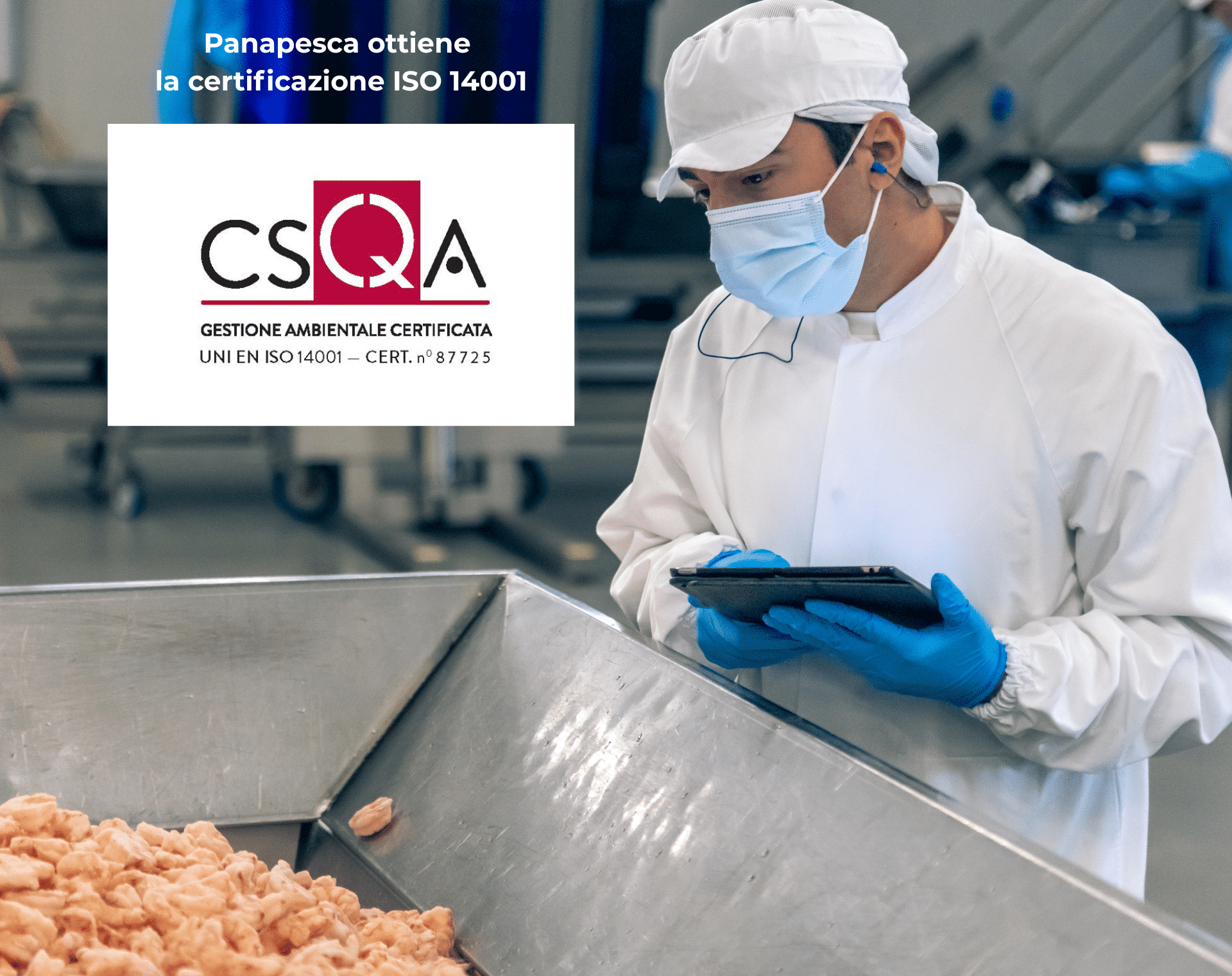 Panapesca ottiene la certificazione ISO 14001