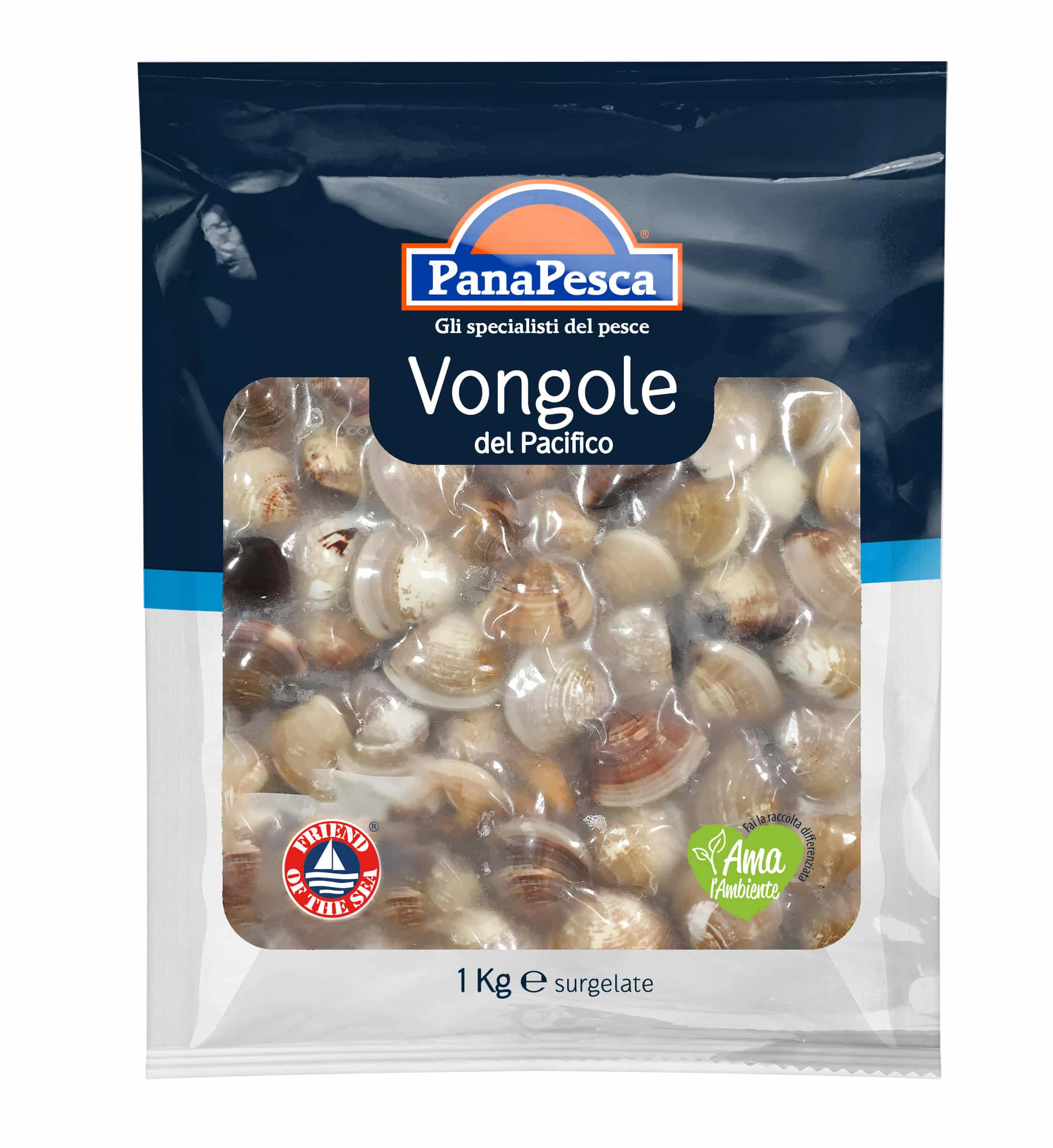 TS317511 VONGOLE CON GUSCIO 1000g PANAPESCA