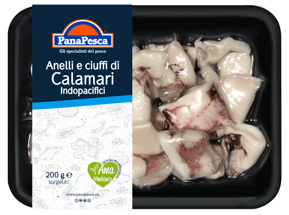 ANELLI E CIUFFI DI CALAMARO 200g