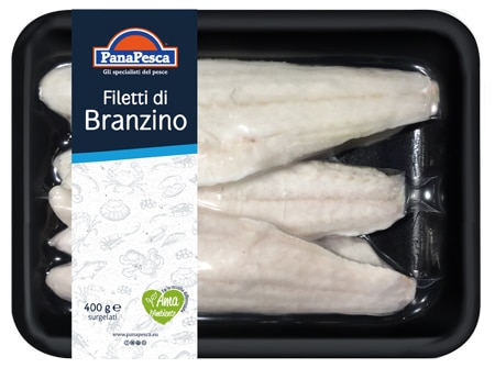 filetti di branzino 400g vaschetta